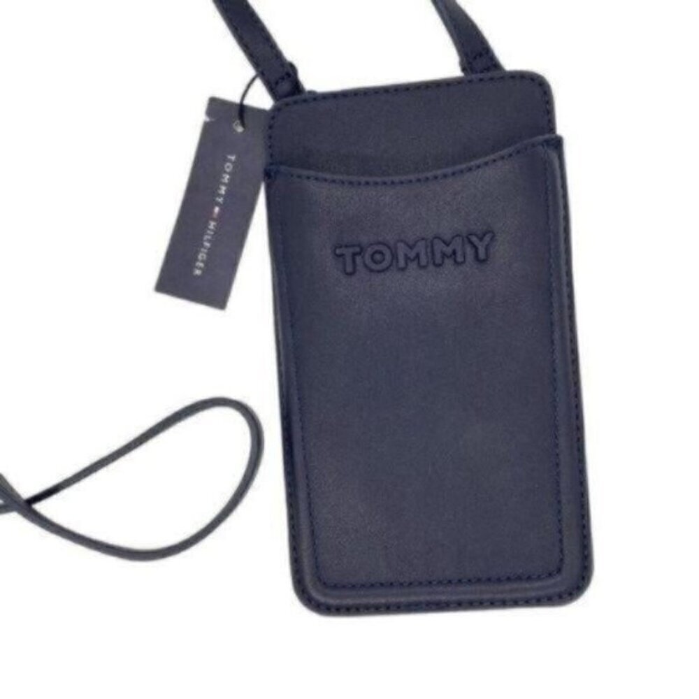 Tommy Hilfiger Elsie Phone Crossbody Bag in Navy Blue New - Picture 8 of 12